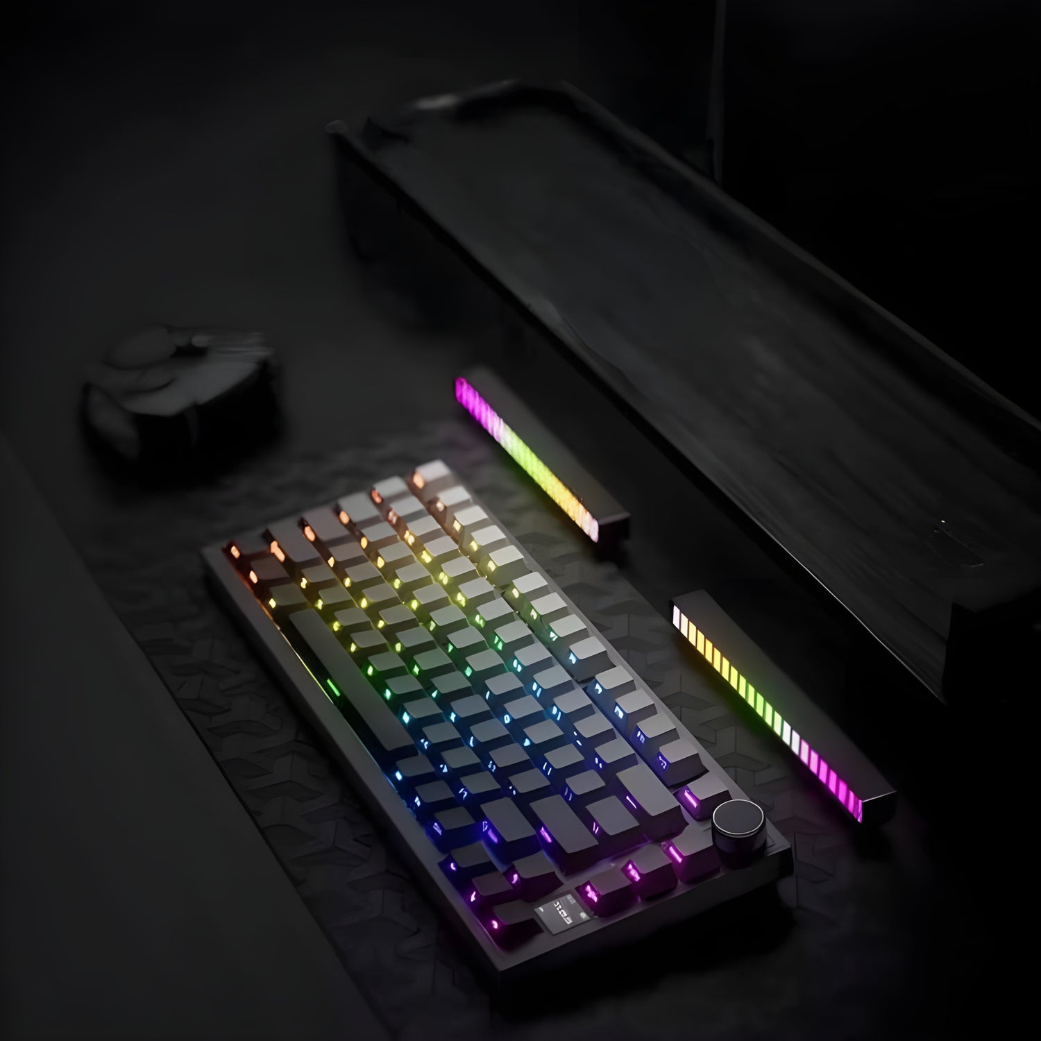 Ajazz AK820 Pro on desk